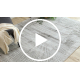 Tapete BLISS Z206AZ256 cinza claro / cinzento - Linhas, moderno, estrutural